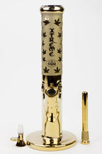 13" XTREME glass / 9 mm / Electroplating Straight Tube Bong