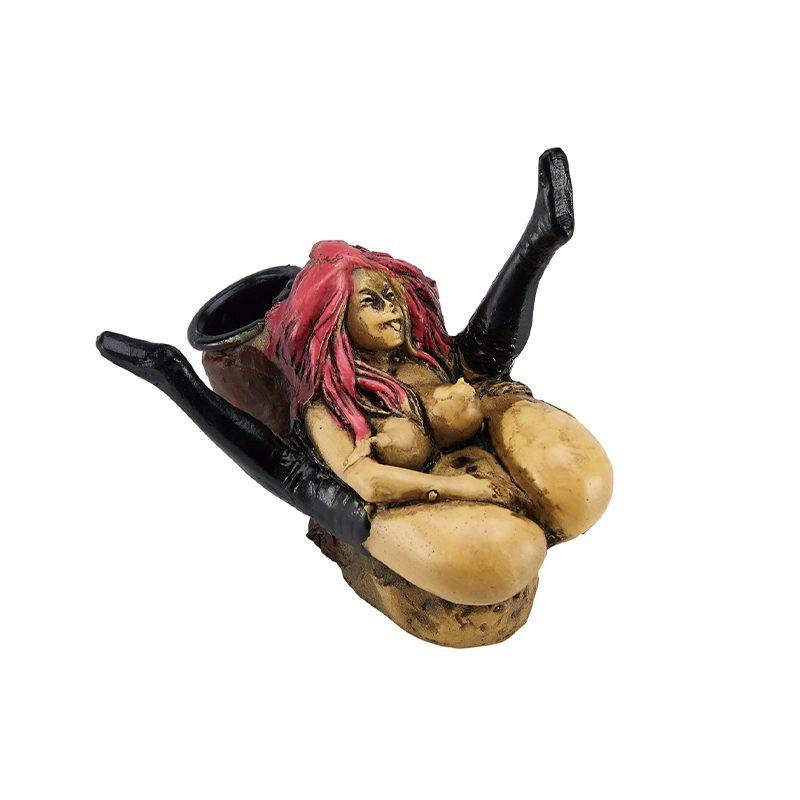 5" Smoking Pipe Girl 2 Design [YDS-005] Main image