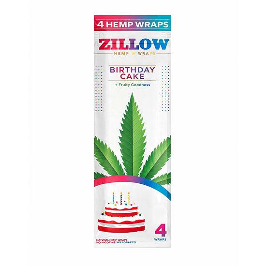 Zillow | Hemp Wraps – 4 Count (20 Packs / Box).