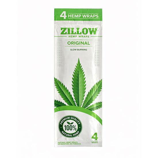 Zillow | Hemp Wraps – 4 Count (20 Packs / Box).