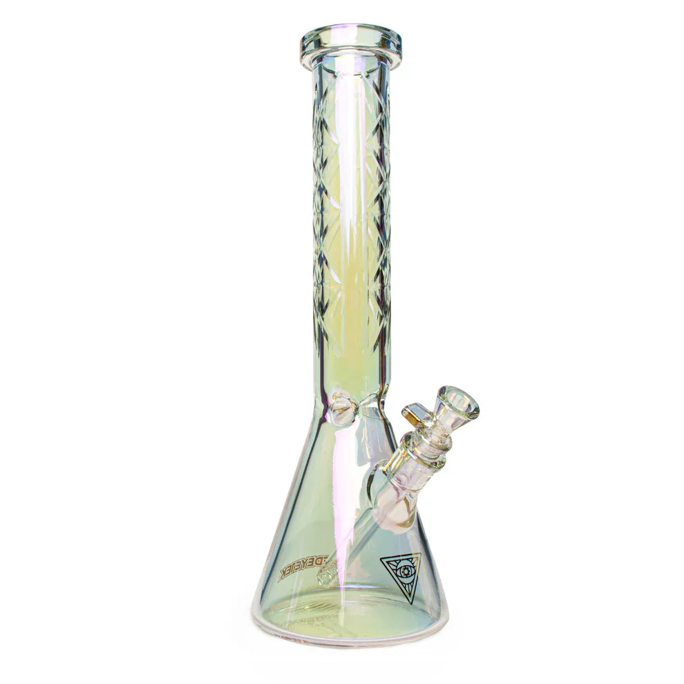 Red Eye Tek® | 15" 7mm Thick Terminator Traditions Series Multi-Pointed Hobstar Water Pipe - K31362 K31361