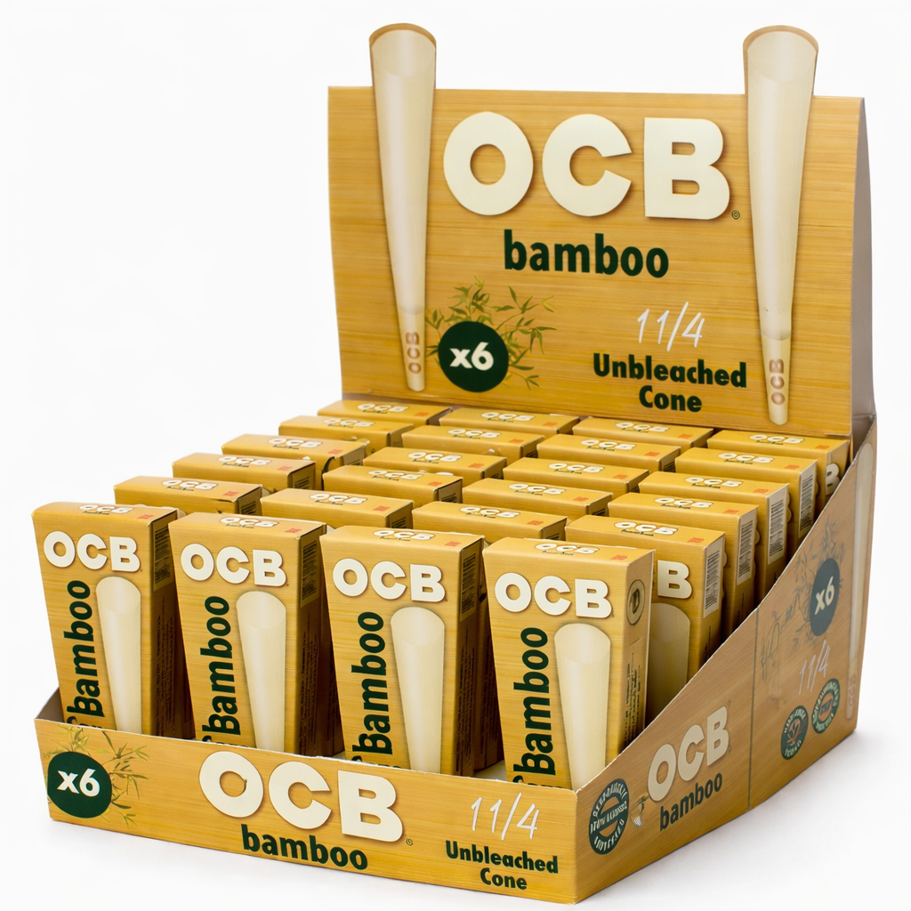 OCB | Paper Cone 1 1/4 Size - Bamboo (PACK OF 32) [SMK654].