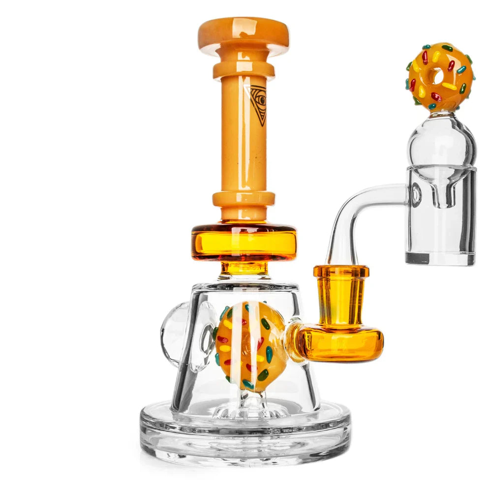 Red Eye Glass® | 8" Freshly Baked Concentrate Rig Set [2436JY] Main image