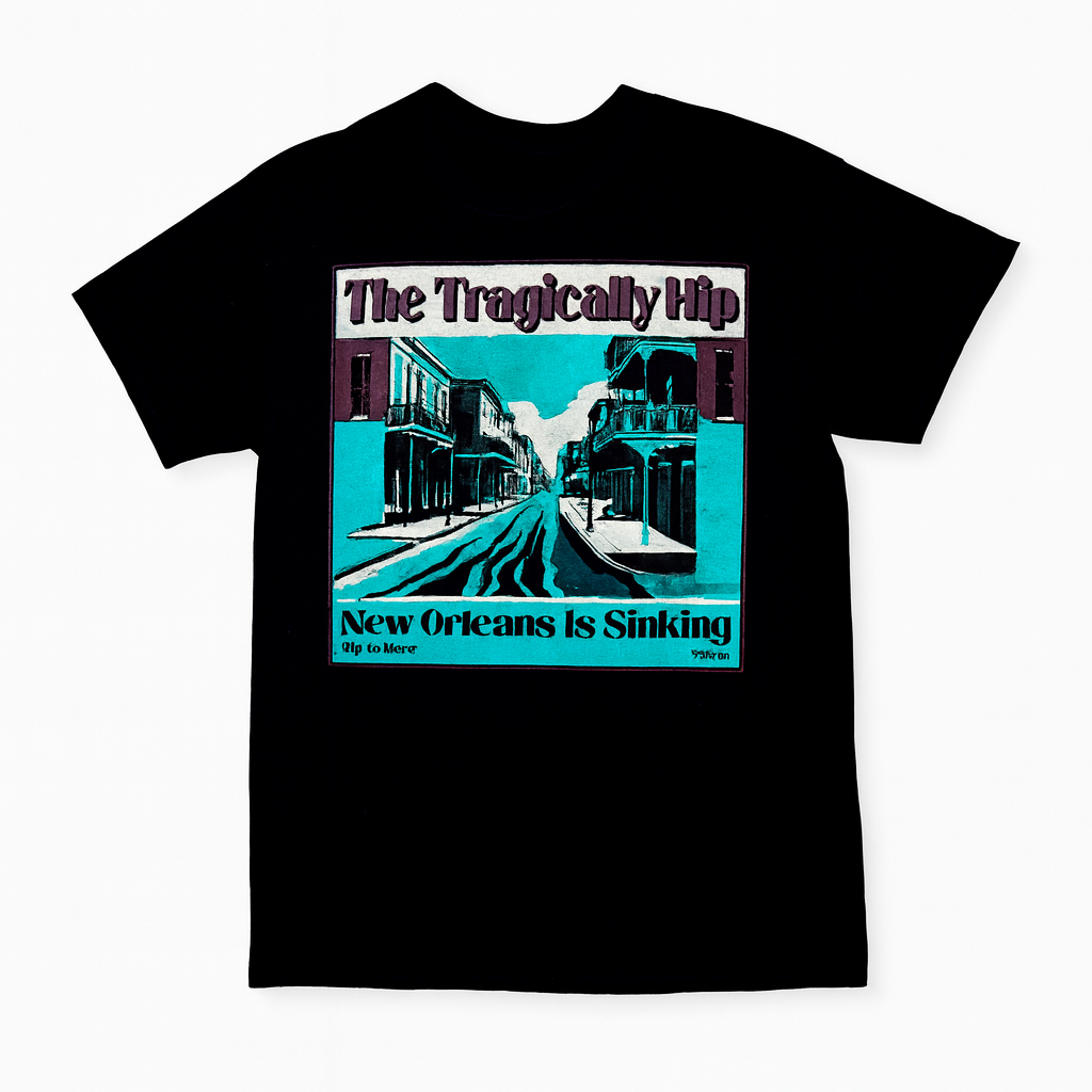The Tragically Hip | "New Orleans" Men's T-Shirt Black - Officially Licensed Main image