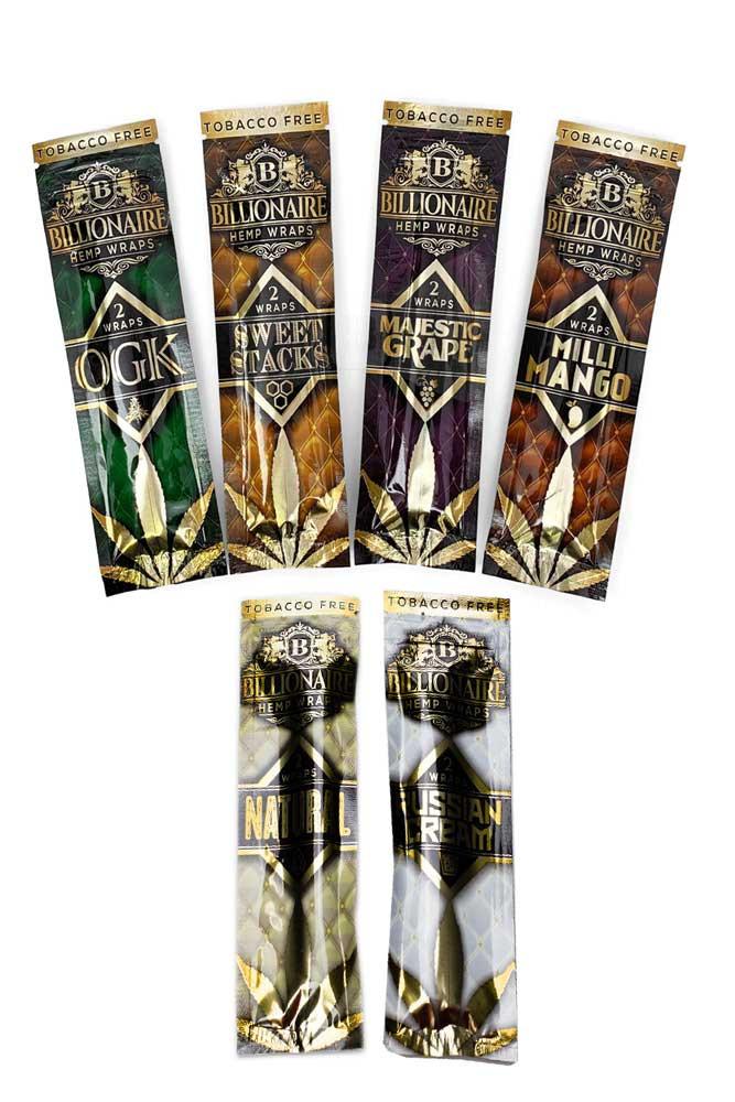 Billionaire Hemp Wraps display Main image