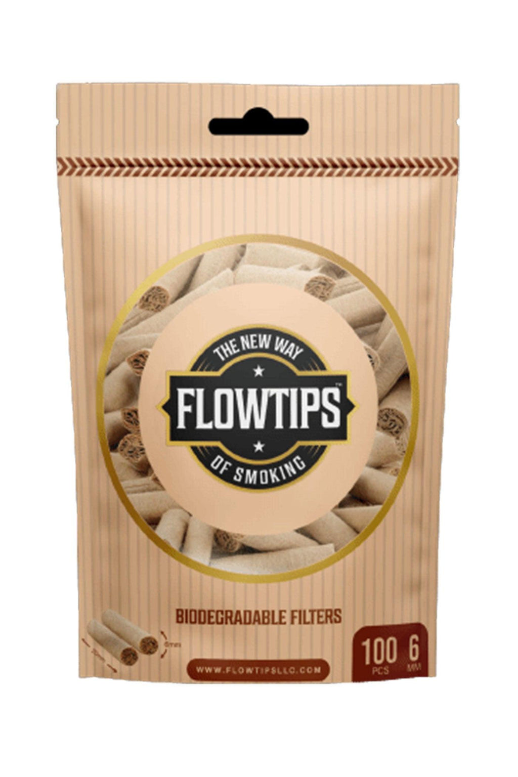 FLOWTIPS-BIODEGRADABLE FILTER Box of 10
