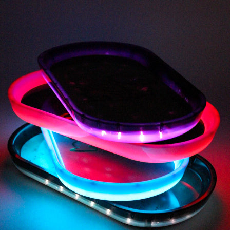 Rechargeble LED Rolling Tray Assorted designs Main image