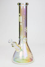 14" Infyniti Snowflake 7 mm metallic glass bong ( GP1589 )