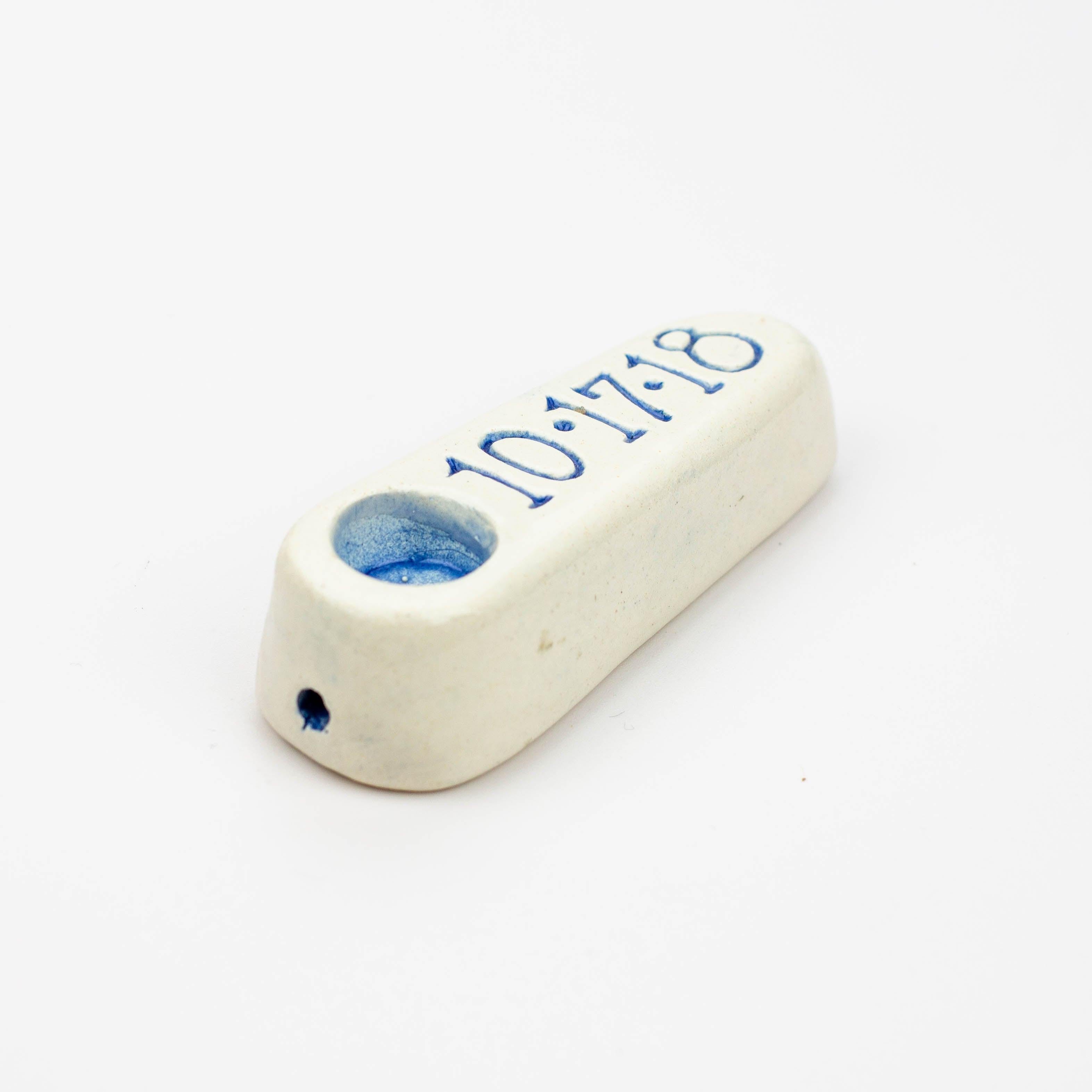 Handmade Ceramic Smoking Pipe [10.17.18]