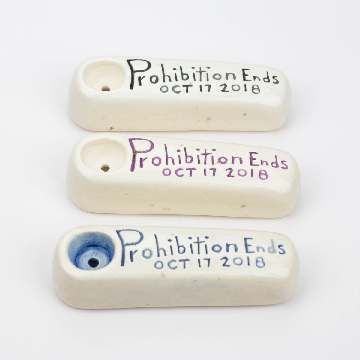 Handmade Ceramic Smoking Pipe [Prohibition Ends] Main image