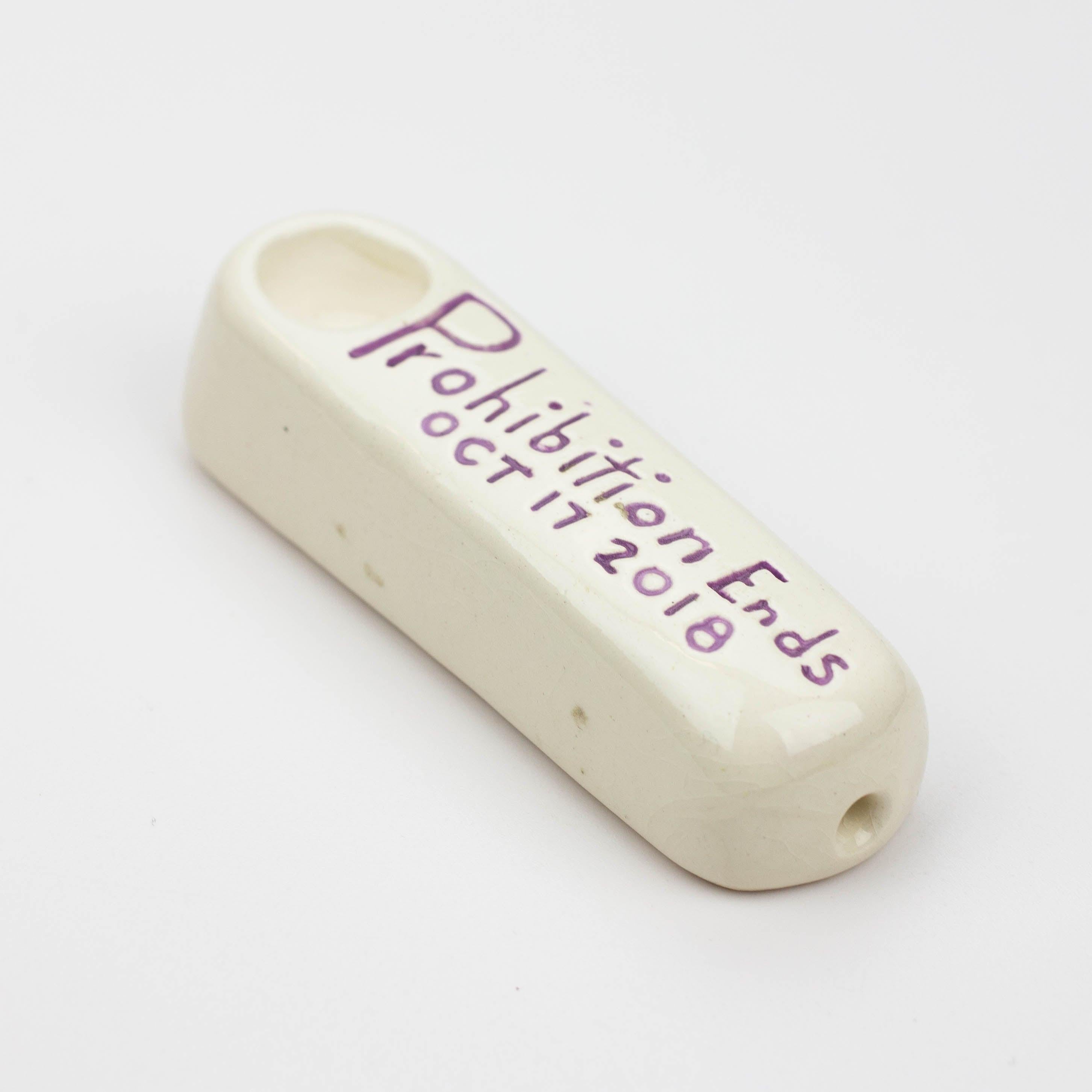 Handmade Ceramic Smoking Pipe [Prohibition Ends]