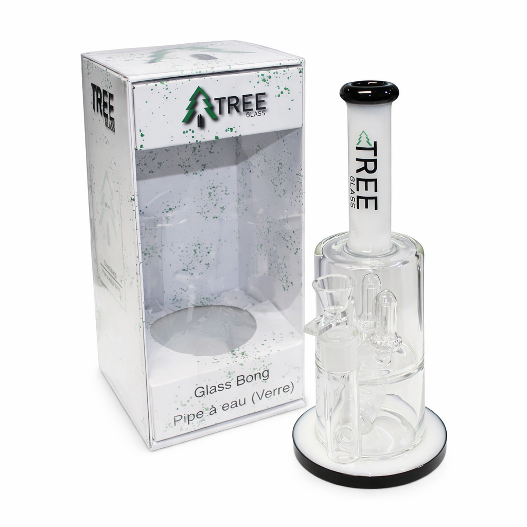 Tree Glass | 12" Fat Triple Dome Perc Bong Oreo Secondary image