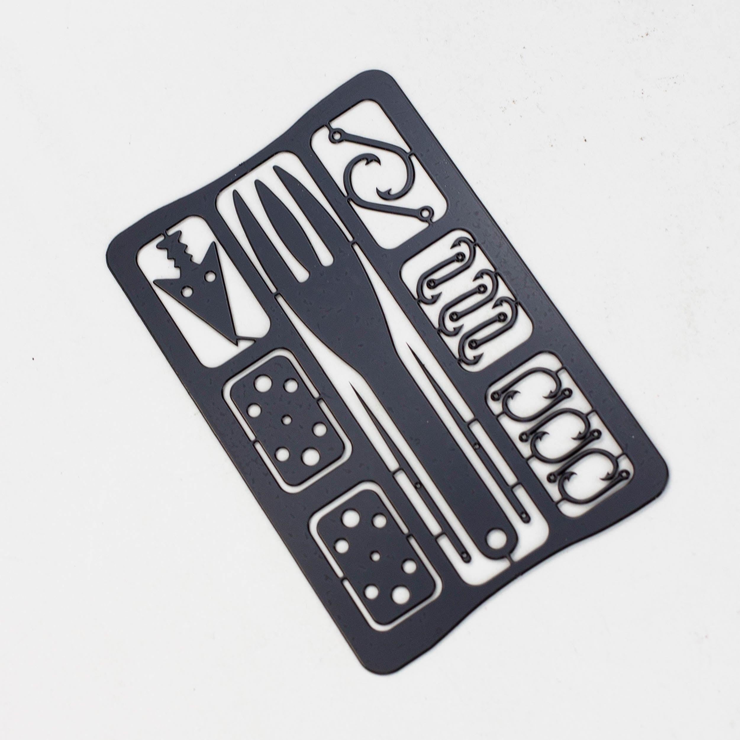 20-in-1 Wallet Multifunction Survival Tool Kit Secondary image