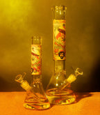 Cheech & Chong® Glass | 15" 7mm Thick 420 Mind Meld Water Pipe [CC167].
