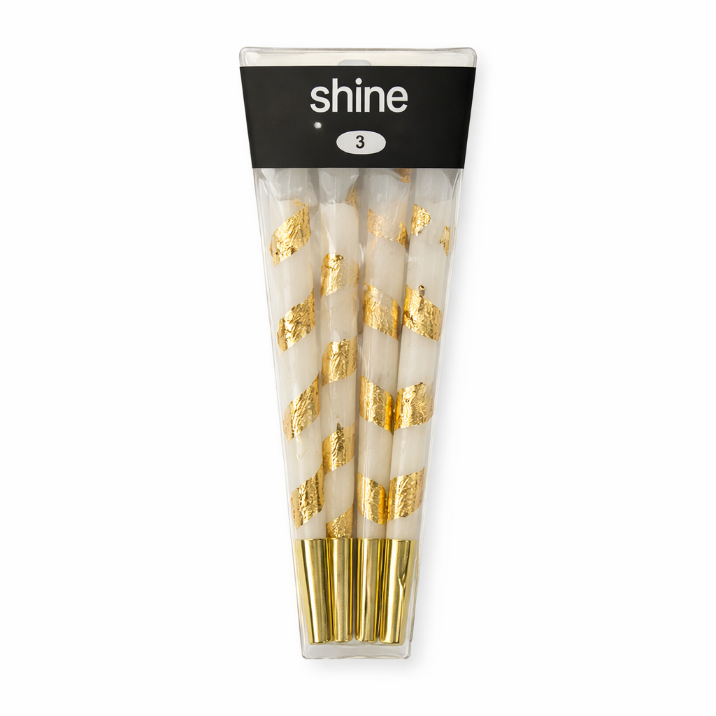 Shine | White 8 King Size Cones - 12 Packs Secondary image