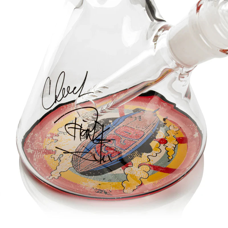 Cheech & Chong® Glass | 15" 7mm Thick 420 Mind Meld Water Pipe [CC167].