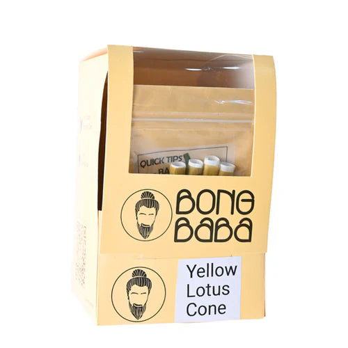 Bong Baba | Yellow Lotus Cone Display of 10 Secondary image
