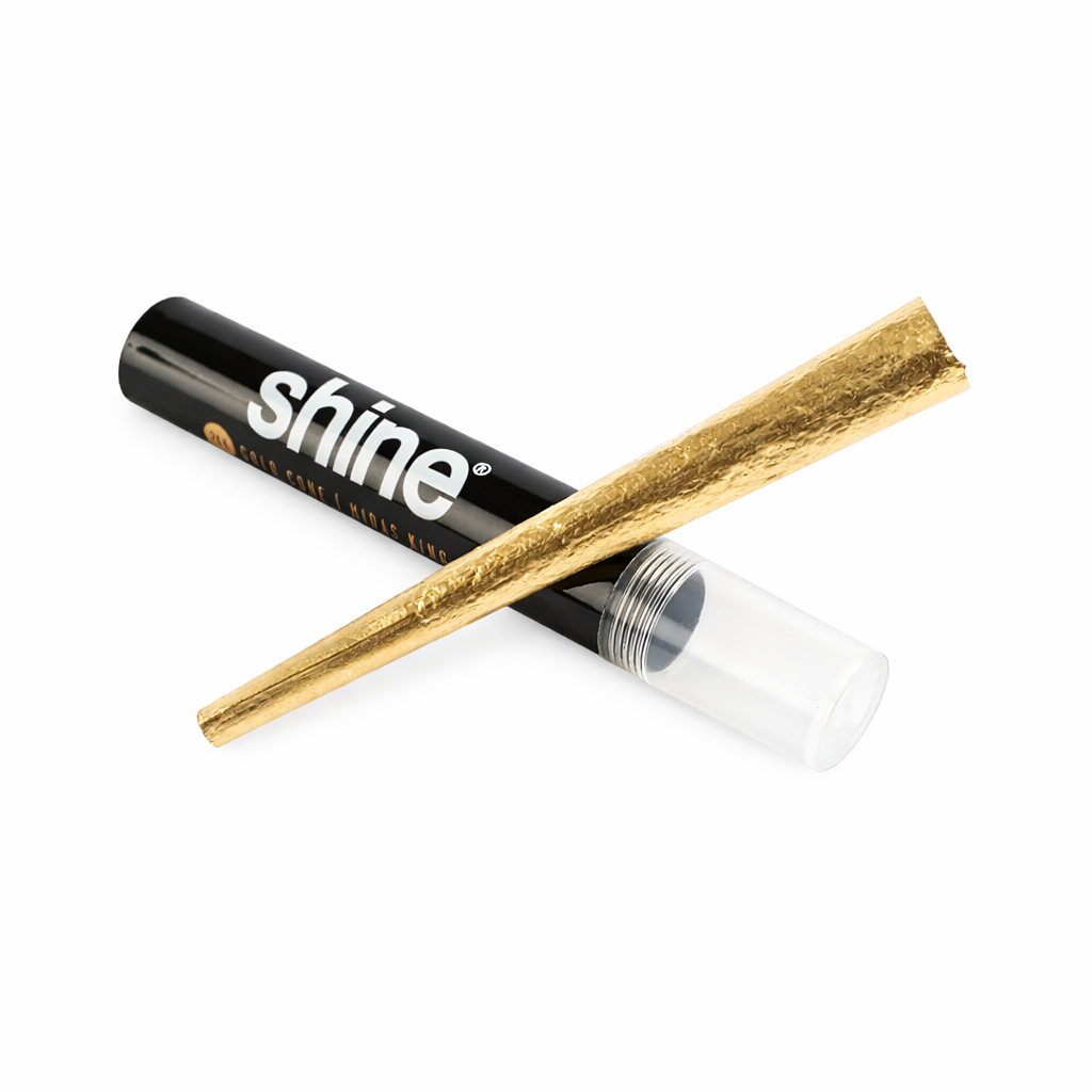 Shine | 24K Gold King Size Cone -12 Packs Main image