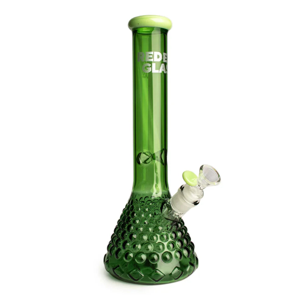 Red Eye Glass® | 15" Hera Beaker Base Water Pipe – Two-Toned Borosilicate Glass [REG078G] Main image