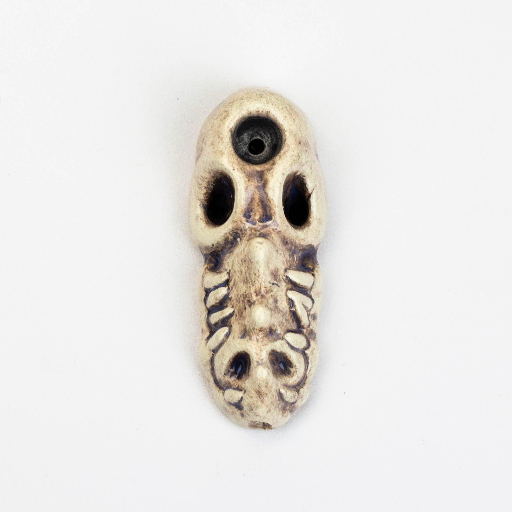 Handmade Ceramic Smoking Pipe [MINI GATOR] Secondary image
