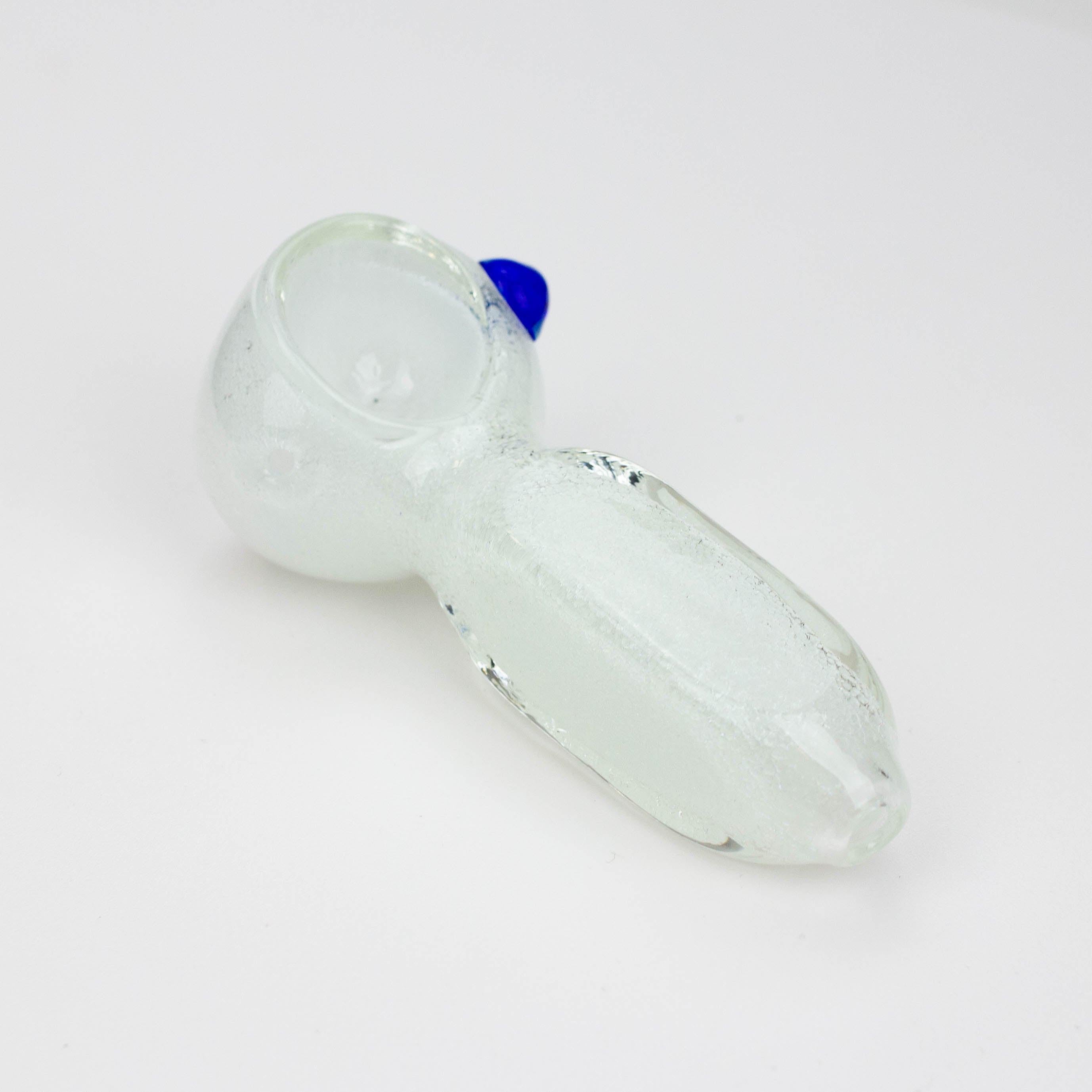 3" soft glass glow in the dark hand pipe [9188] Pack of 2 Main image