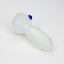 3" soft glass glow in the dark hand pipe [9188] Pack of 2