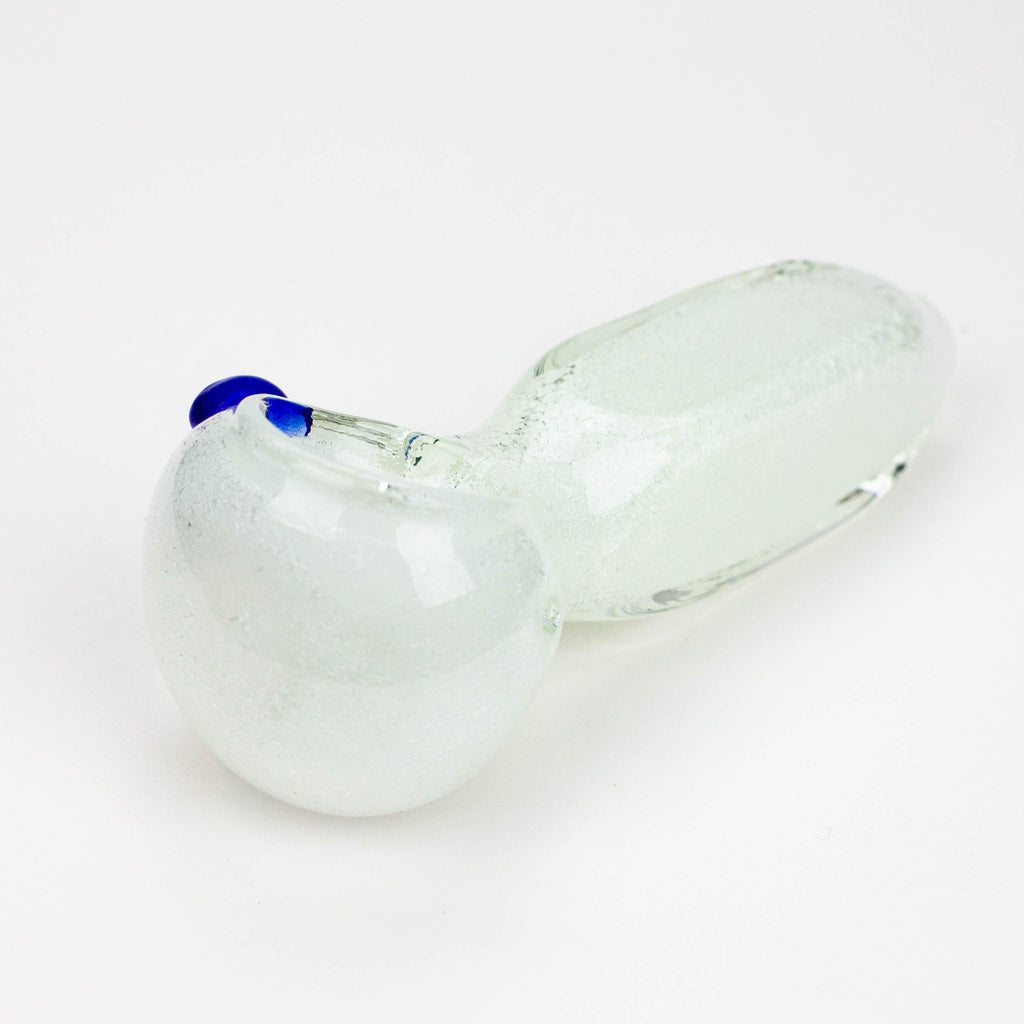 3" soft glass glow in the dark hand pipe [9188] Pack of 2