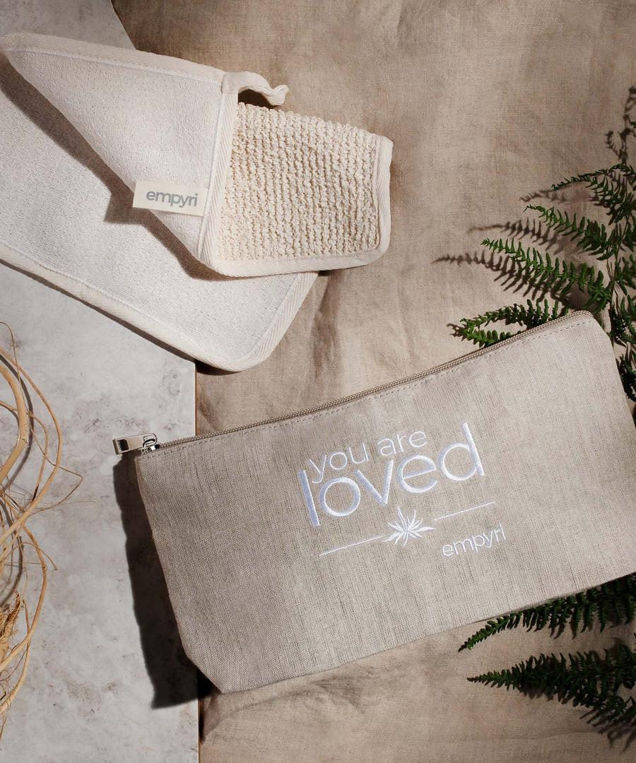 empyri - Hemp washcloth dual-sided + exfoliating