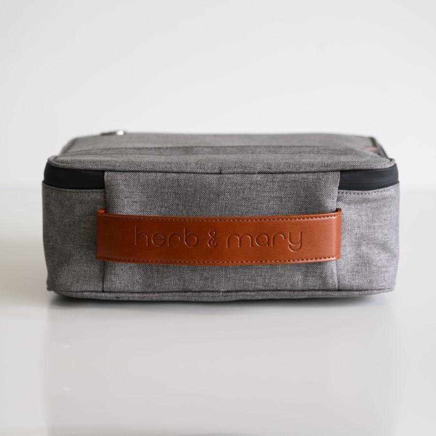 Herb & Mary | Smell Proof Accessories Storage Stash Case w/Integrated Combo Lock (Large)