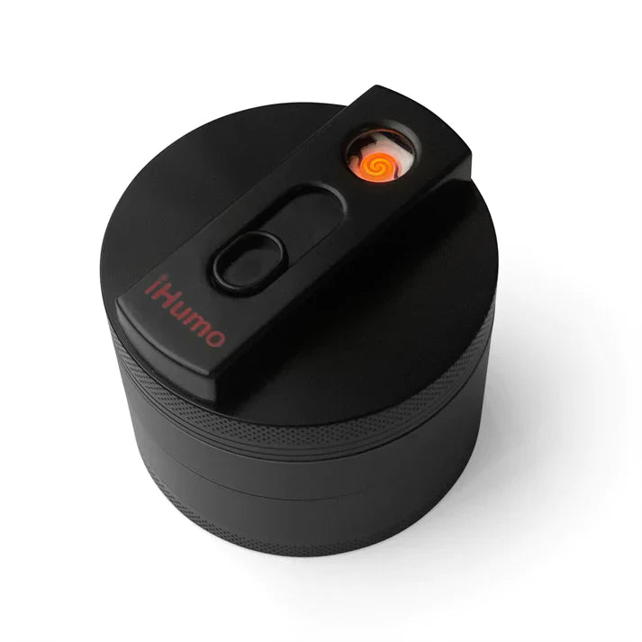 iHUMO | OFFER Best 2 in 1 Grinder & USB Lighter, 4 Parts (63mm) Main image