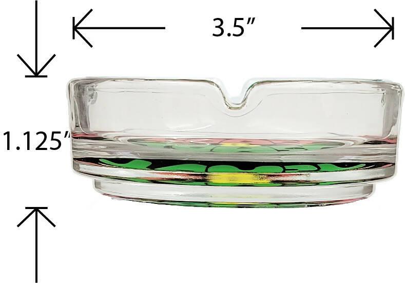 ASHTRAY SET WITH STASH JAR - VINTAGE ROAST & TOAST