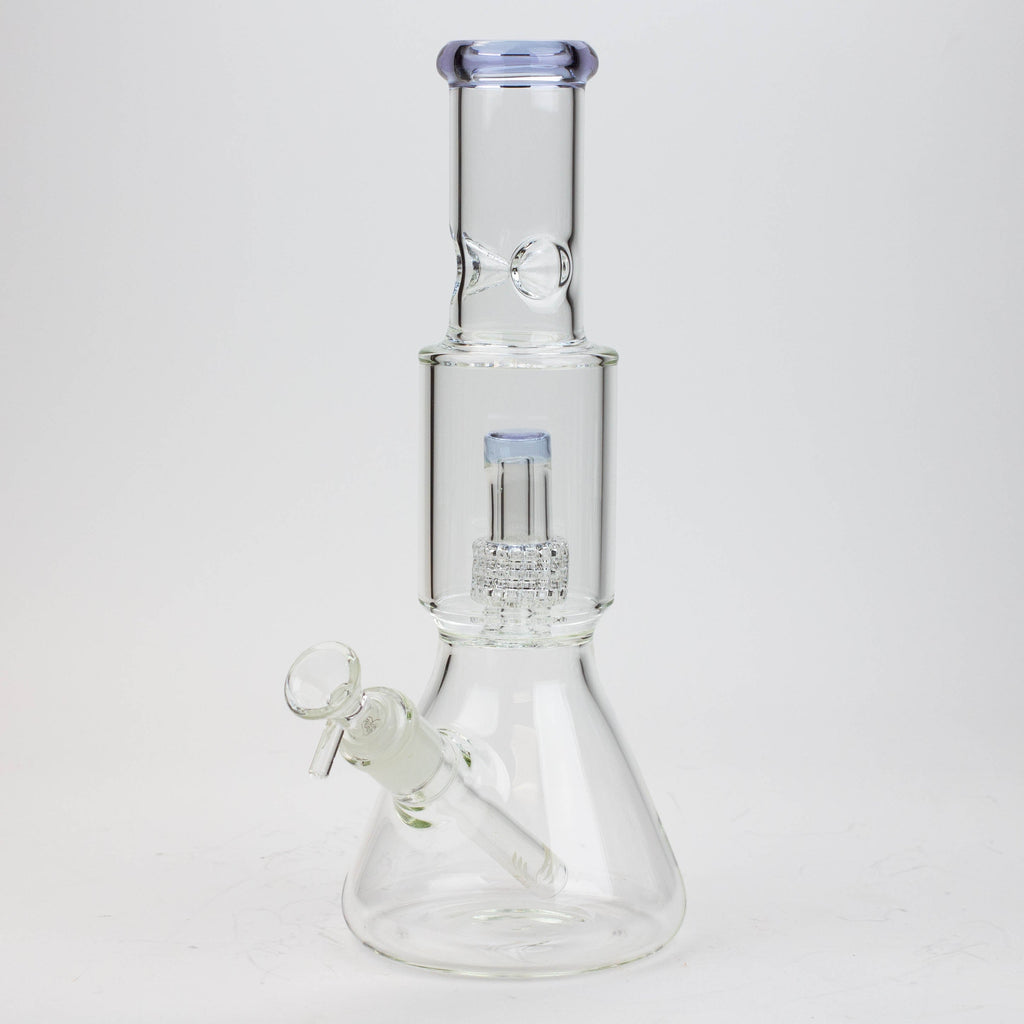 12" Glass Bong with shower head percolator [C2244]