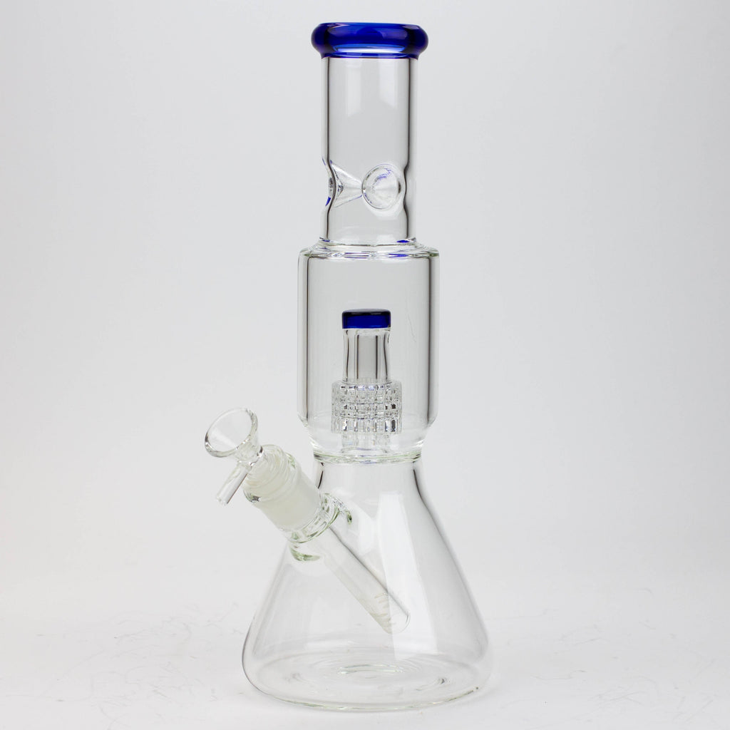 12" Glass Bong with shower head percolator [C2244]