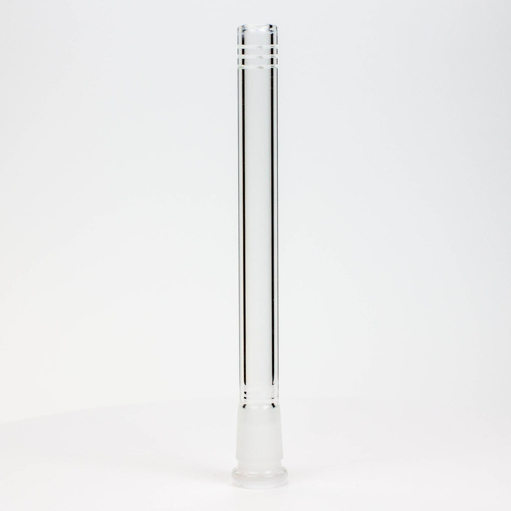 Glass open ended 6 slits downstem