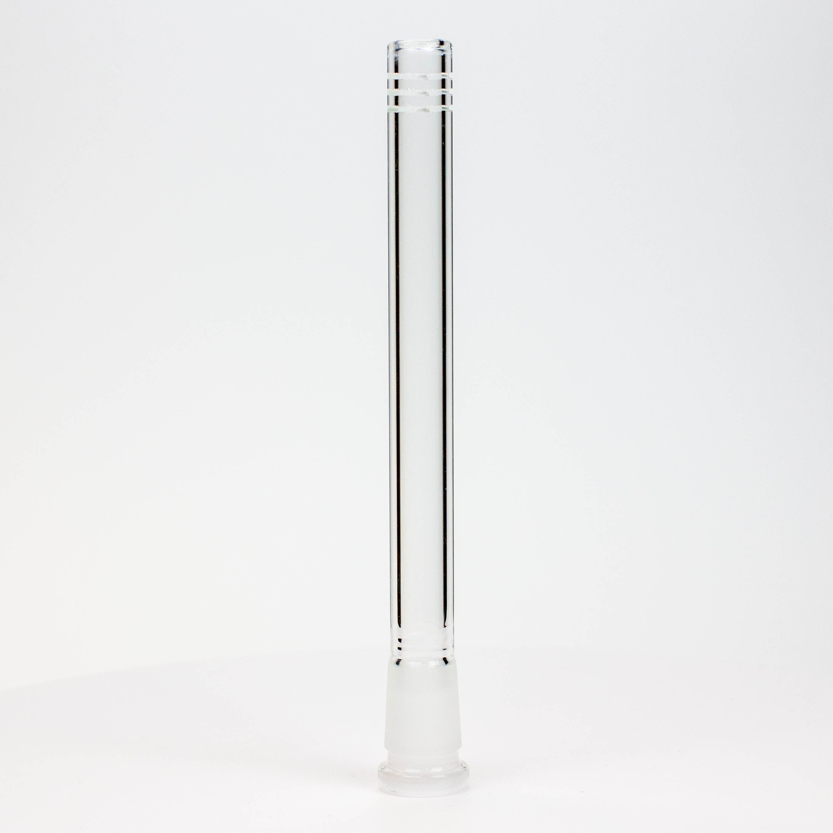 Glass open ended 6 slits downstem