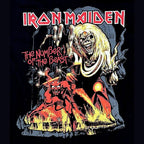 Iron Maiden | “The Number of the Beast” Short Sleeve Men’s Black T-Shirt – Officially Licensed Rock Band Tee