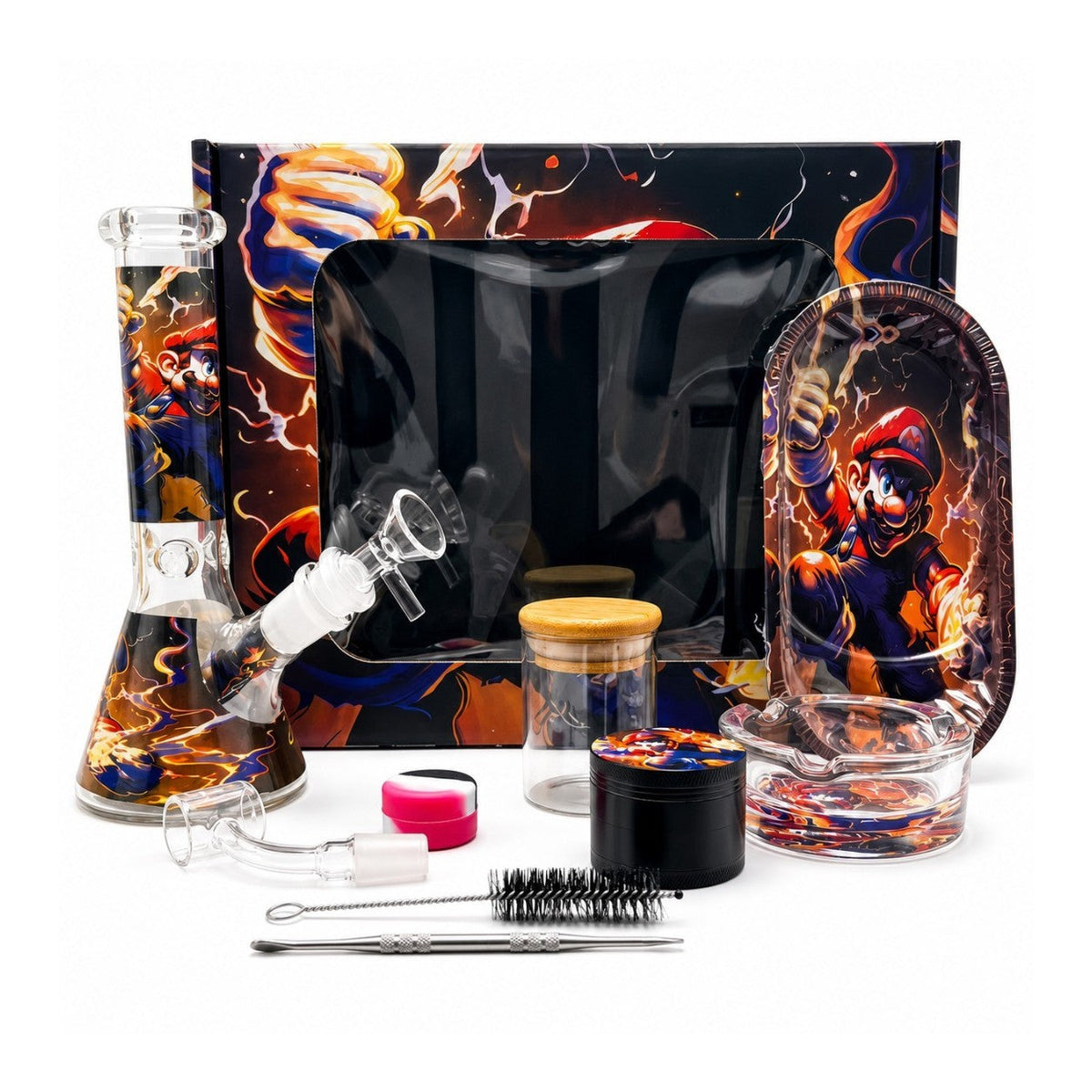 Firestorm Plumber 11-Piece Beaker Bong Gift Set Main image