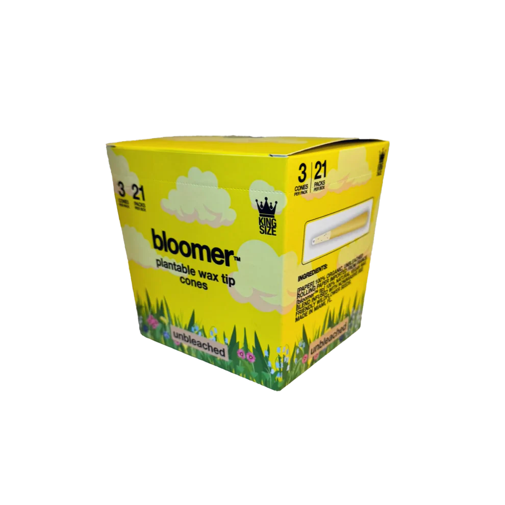 bloomer™ King size paper cones - unbleached Box of 21 Main image