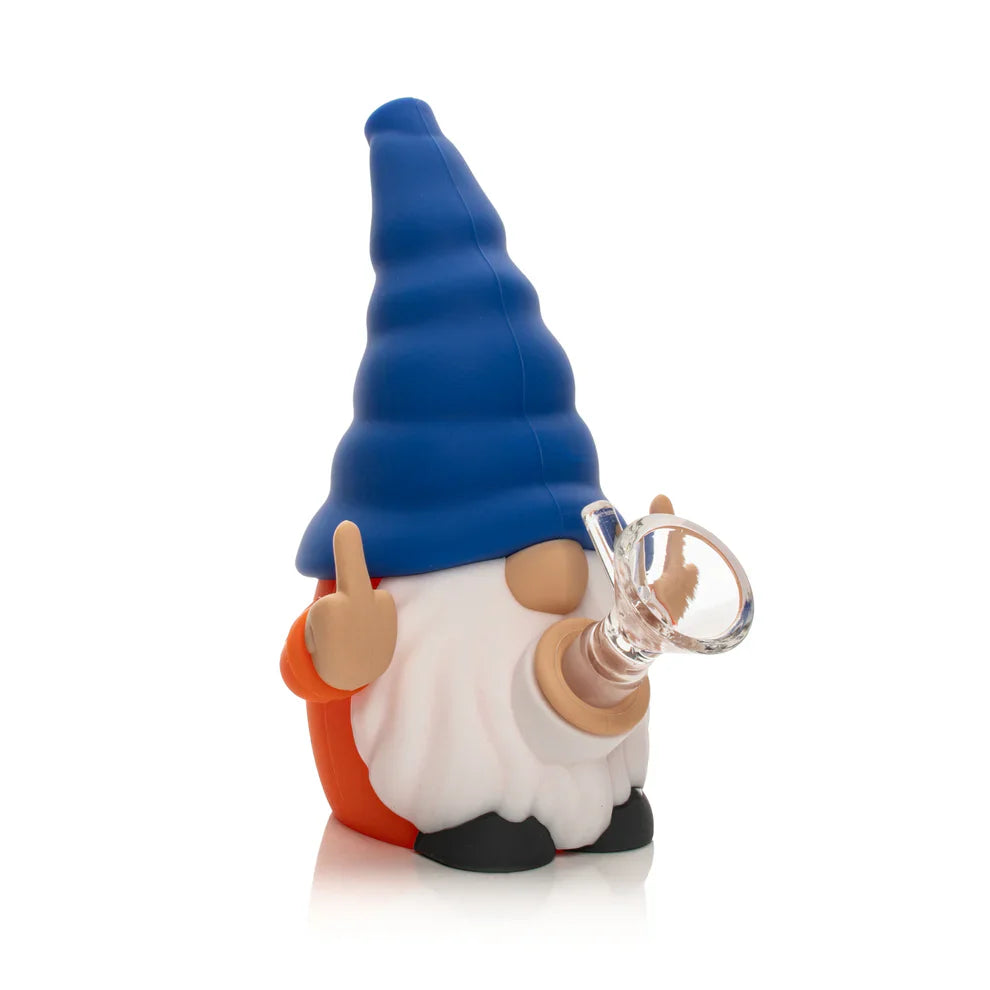 LIT® Silicone | 6" No Fux Gnome Water Pipe [TS217BOR] Main image