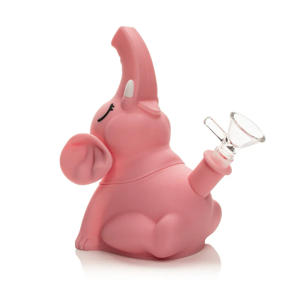 LIT® Silicone | 6" Elephant Water Pipe [TS224] Secondary image