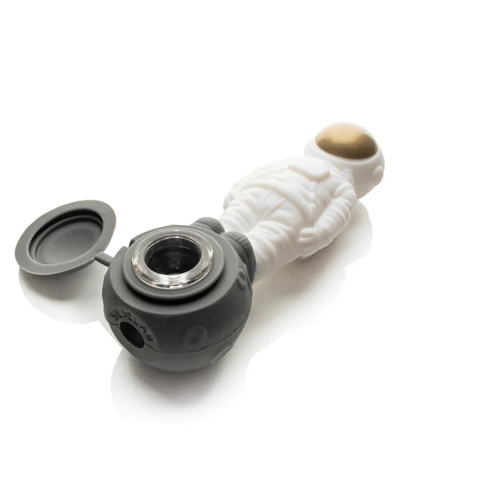 LIT® Silicone | 4.75" Man On The Moon Hand Pipe [TS226] Secondary image