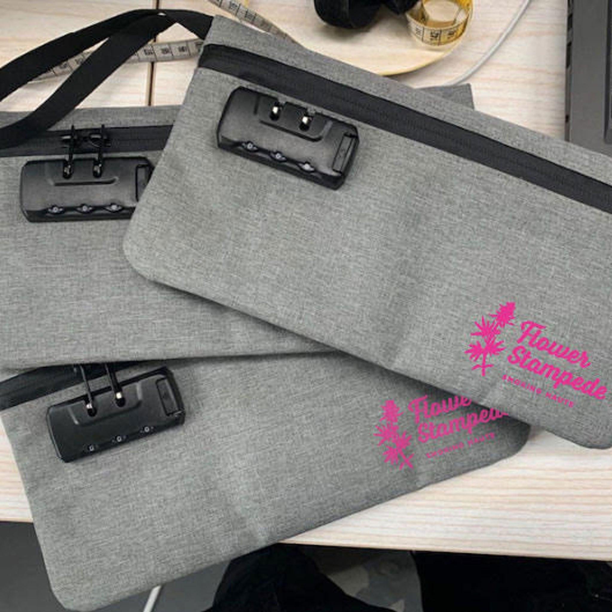 Flower Stampede Lockable Storage Bag, Smell, Odor & Water Resistant Pouch Secondary image