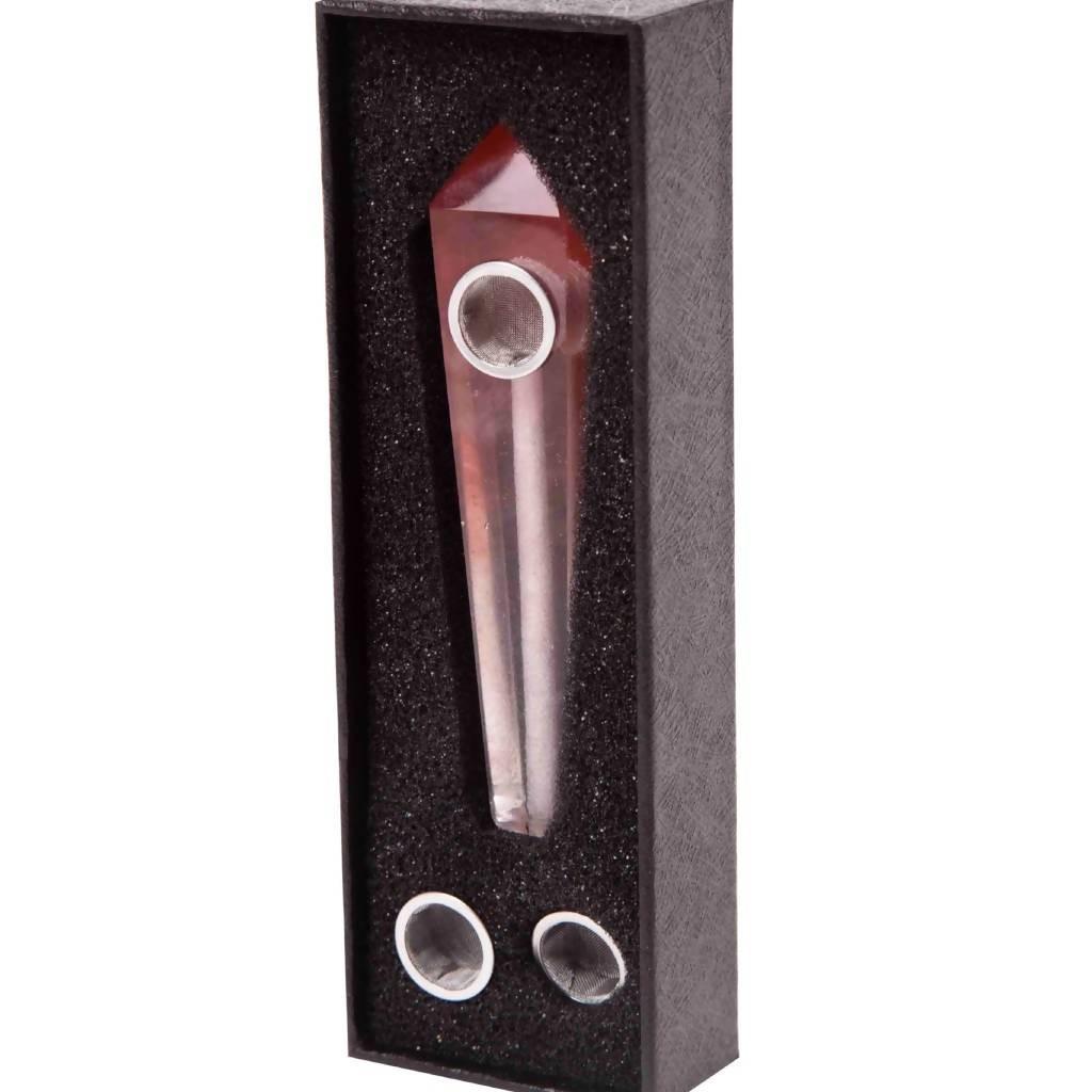QUARTZ PIPE | RED MELTING STONE