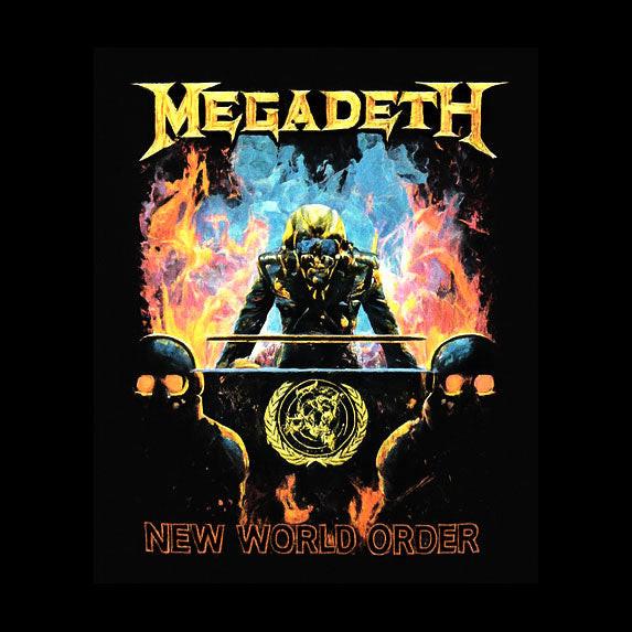 Megadeth | “New World Order” Short Sleeve Unisex Black T-Shirt – Officially Licensed Rock Band Tee Secondary image