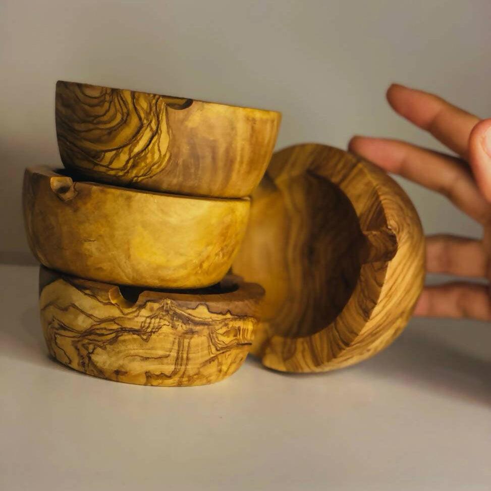 VOW | Olive Wood Ash Tray/Smoker's Gift