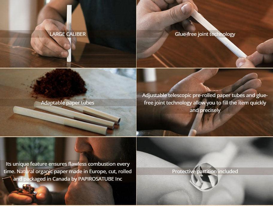 PAPIROSATUBE - Pre-rolled paper tubes