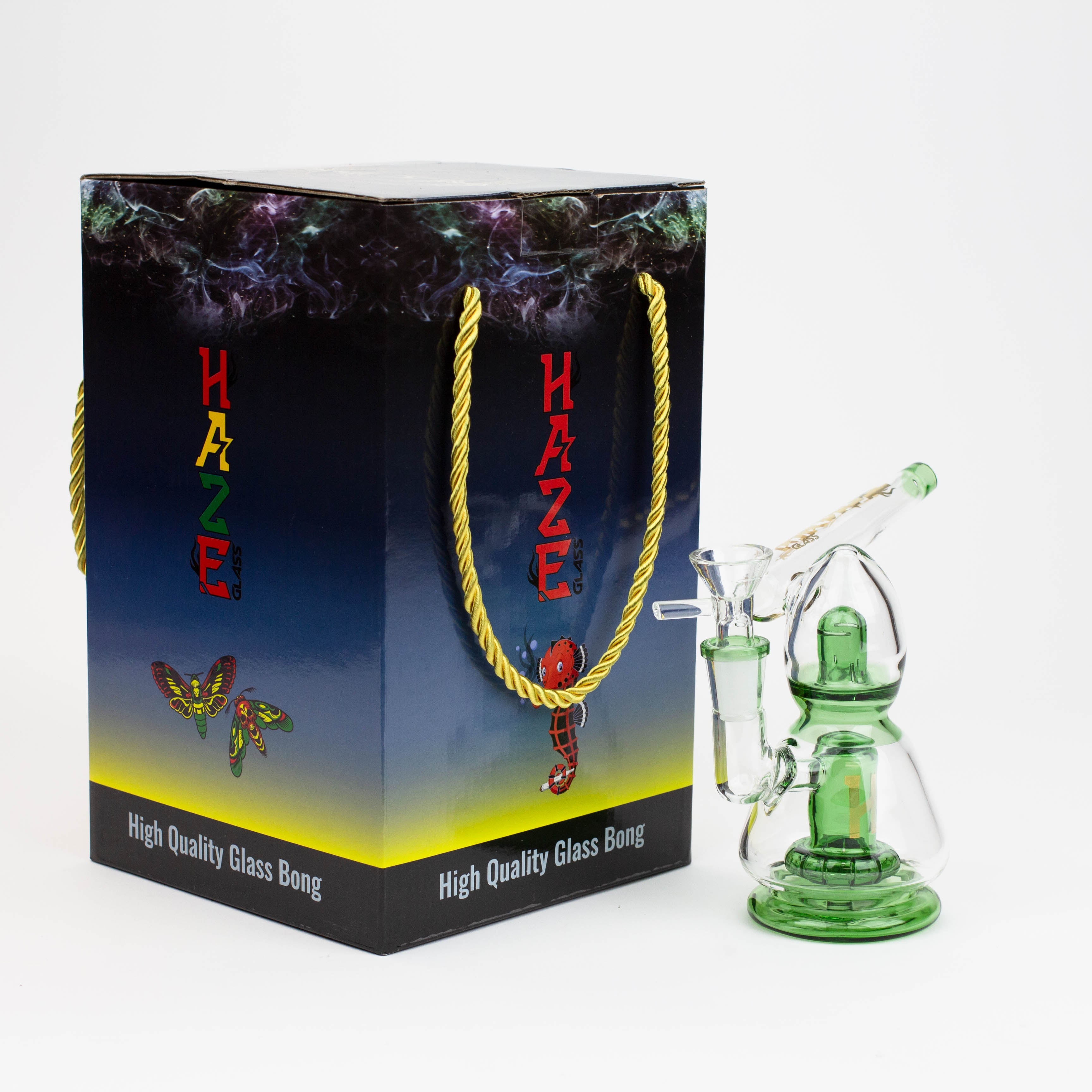 6.5" HAZE glass water bong [HZ091] Secondary image
