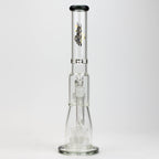 17.5" H2O glass water bong with shower head percolator [H2O-5003]