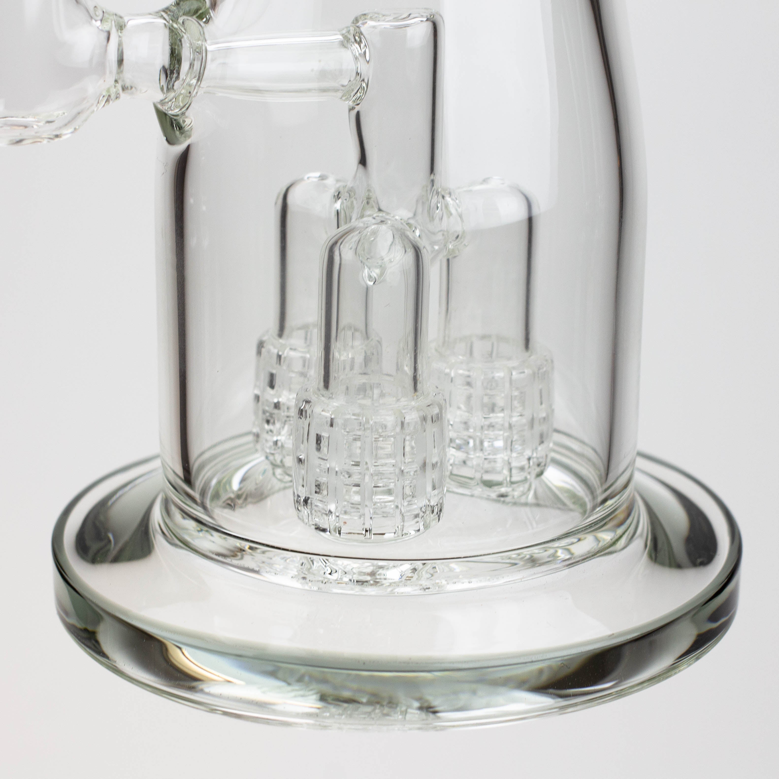 17.5" H2O glass water bong with shower head percolator [H2O-5003] Secondary image