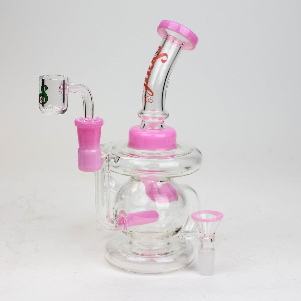 8" SOUL Glass 2-in-1 recycler bong [S2052]